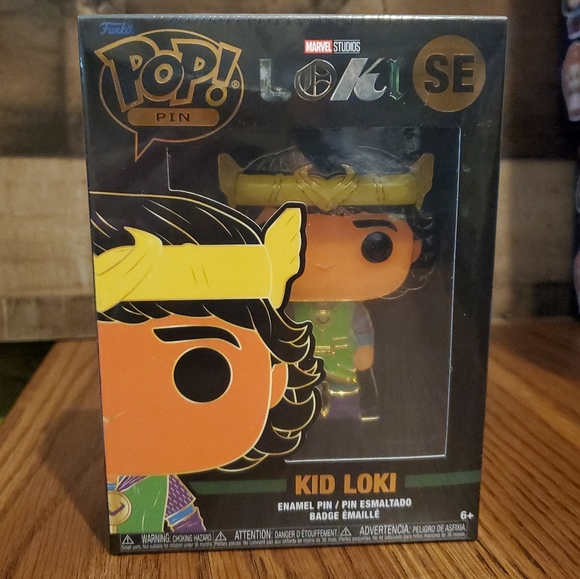 Funko Pop! Marvel Studios LOKI SE - KID LOKI Pin with Stand Target Exclusive NIB - Picture 9 of 9